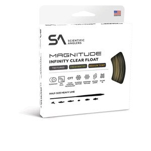 Scientific Anglers Magnitude Textured Infinity 10' Clear Float Tip in Buckskin Clear
